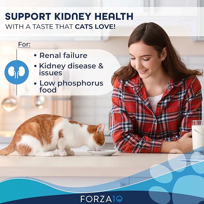 Forza10 Kidney Care Cat Food – Renal Support Wet Cat Food with Lamb, 3.5 oz Cans, 32 Pack – Vet Formulated, Made in Italy-PurrikoPets