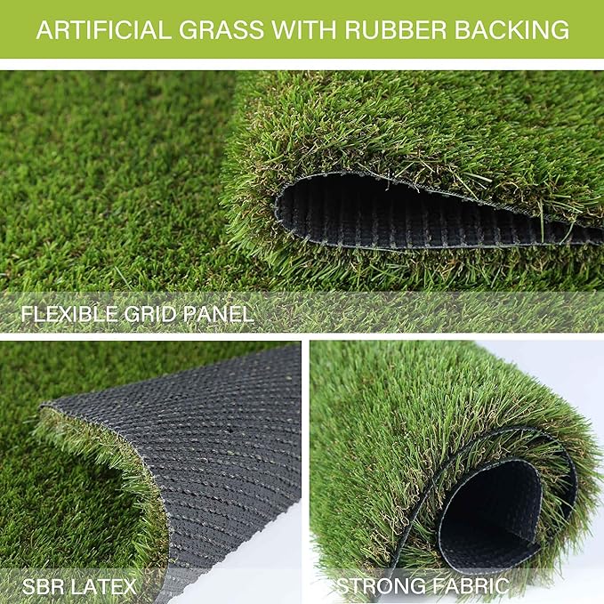 Dog Grass Pads 5 x 10 FT in Artificial Grass Pee Pads for Dogs Potty Fake Grass Rug Turf Mat for Dogs Training Indoor Outdoor Garden Lawn Artificial Grass Rug-PurrikoPets