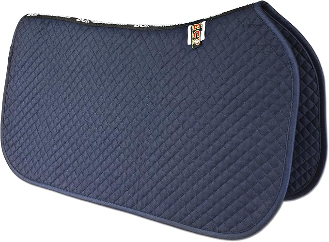 ECP Equine Comfort Products All Purpose Diamond Quilted Western Saddle Pad for Injury Prevention, Breathable, Hypoallergenic, Shock-Absorbing Cushion for Horse Comfort-PurrikoPets
