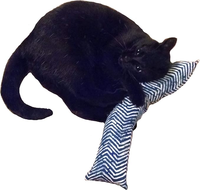 15" Catnip Cat Kicker Toys/Kitty Kick Sticks/Cat-Nip Kick Sticks (Blue) (Kickers Filled with 1 oz Premium Canadian Catnip)-PurrikoPets