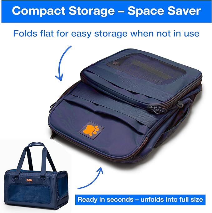 Dog Sling Carrier for Small Dogs – Pet Shoulder Bag with Safety Strap, Breathable Dog Pouch Carrier for Puppies and Cats – Soft Hands-Free Dog Carrier for Travel, Hiking, Shopping-PurrikoPets