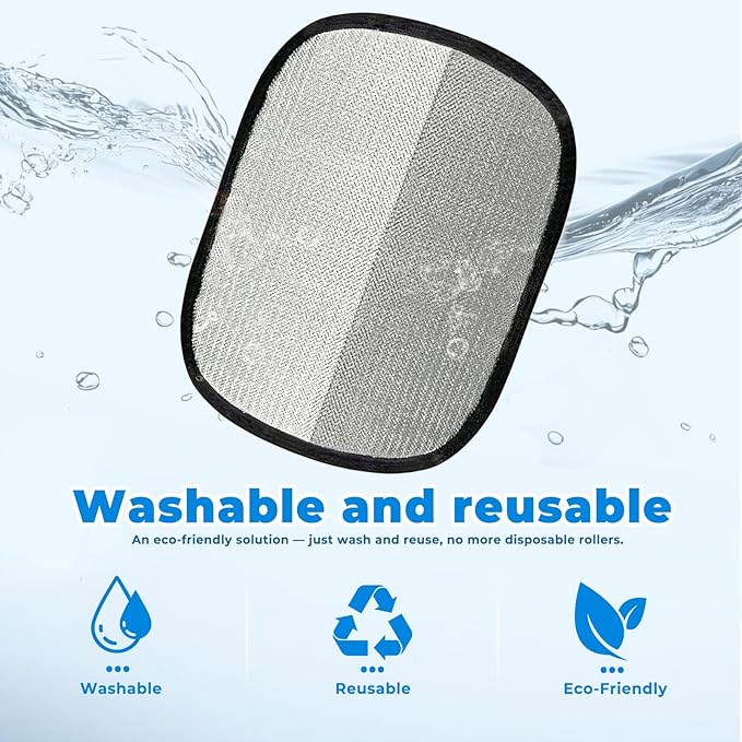 2Pcs Pet Hair Removal Gloves Kit (2 Sizes) for Dogs & Cats, 2025 Newly Upgraded Five-Finger Electrostatic Pet Hair Gloves, Reusable Pet Hair Remover Tools for Clothing, Carpet, Sofa Gaps, Car Seat-PurrikoPets