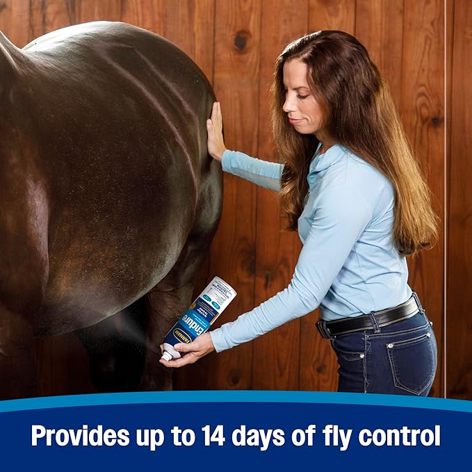 Farnam Endure Sweat-Resistant Fly Spray for Horses, Protects Against Lyme Disease, 15 oz-PurrikoPets