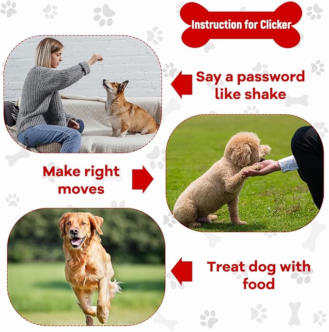 Frienda 18 Pieces Dog Training Clicker, Pet Behavioral Training Clickers with Wrist Strap for Dogs Cats Puppy Birds Horses(Multicolor)-PurrikoPets