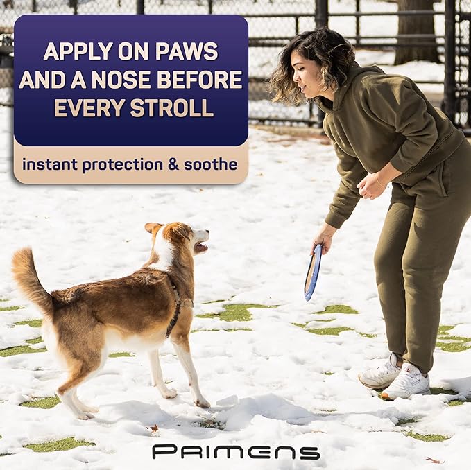 Dog Paw Balm for Dry Cracked Paws – Lick-Safe Moisturizer and Organic Paw Wax with Aloe & Vitamin E – Hot Pavement and Winter Snow Protection – Nose Safe – for All Breeds-PurrikoPets