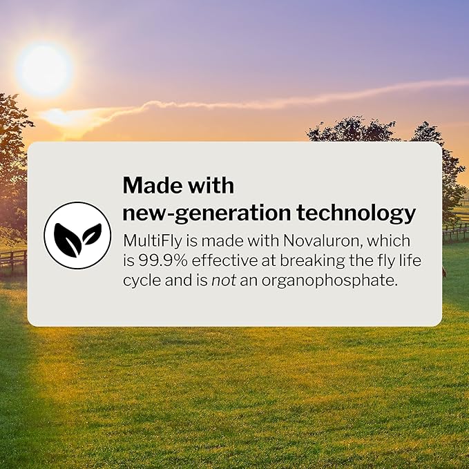 Formula 707 MultiFly Feed-Thru Fly Control Pellets for Horses - Palatable & Safe Fly Population Reduction (10 lb Bag - 182 Servings)-PurrikoPets