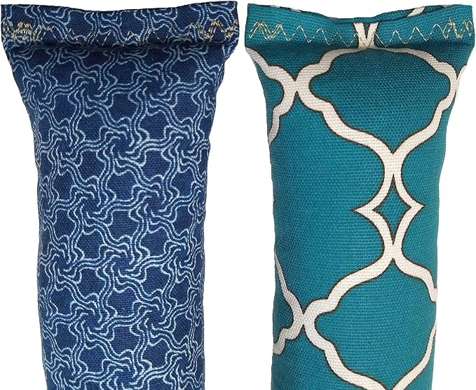 15" Catnip Cat Kicker Toys/Kitty Kick Sticks/Cat-Nip Kick Sticks (Green and Cobalt Blue) (Kickers Filled with 1 oz Premium Canadian Catnip)-PurrikoPets