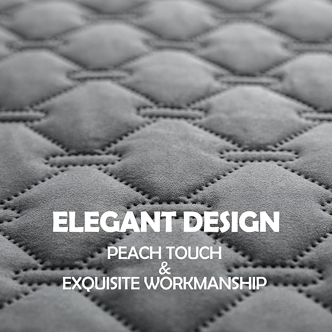 gogobunny 100% Double Sided Waterproof Dog Blanket Soft Pet Bed Cover Reversible Protect Furniture Couch Sofa Car for Puppy Cat Kids (Dark Grey/Light Grey, 30x80 Inch (Pack of 1))-PurrikoPets