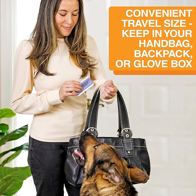 FurDozer X3 MINI Pet Hair Remover & Auto Detailing Tool - Cat & Dog Hair Remover for Carpet, Car Interior, Couch, Bedding, & Furniture - Reusable Pet Hair Removal Tool for Dog Fur & Lint, 3.5", Purple-PurrikoPets