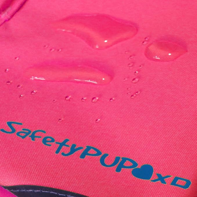 Dog Reflective Vest – Hi-Vis Fluorescent Visibility That Helps to Safeguard Your Pet On/Off Leash in Urban & Rural Areas (Pink, X-Large)-PurrikoPets