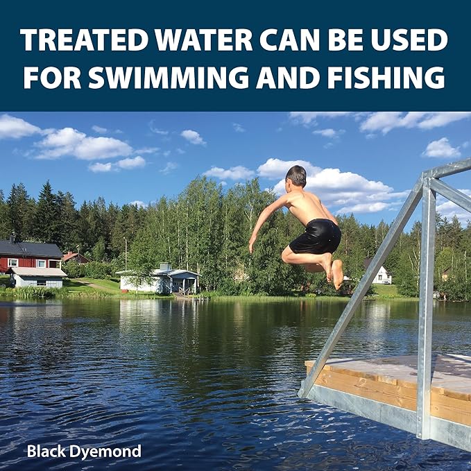 Airmax Pond Dye Packets Nature's Blue Colorant for Large Pond & Lake, Beneficial UV Blocking Color Concentrate, Maintain Clean & Clear Water, Fish & Animal Safe, 16 Soluble Packets-PurrikoPets