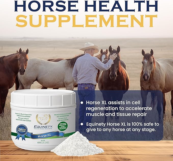 100-Day Supply Horse XL Supplements – Horse Care Weight Gain Supplement W/ 8 Amino Acids - No Soy or Sugar Coat Defense for Horses - Joint Supplement, Equine Supplies & Hoof Supplements-PurrikoPets