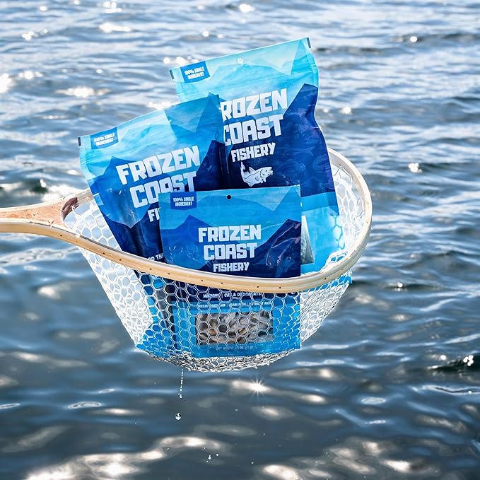 Frozen Coast Capelin Cat & Dog Treats- Single-Ingredient, All-Natural, High-Protein, Omega-3s, Fish Snacks (3 oz Bag)-PurrikoPets