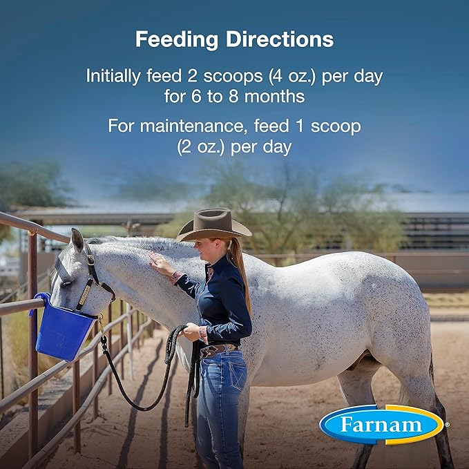 Farnam Horseshoer's Secret Extra Strength Hoof Supplements & Connective Tissue Supplement, Promotes Strong, Healthy Hooves, Tendon & ligaments, 7.5 lbs, 60 Day Supply-PurrikoPets