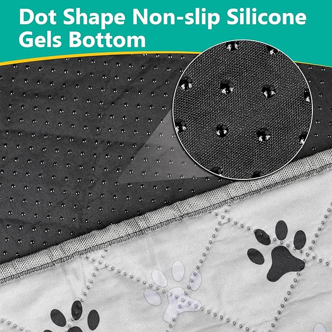 2 Pack Extra Large 72"X72" Washable Pee Pads for Dogs Super Absorbent Dog Training Pads Non-Slip Waterproof Pet Training Pads Mats Whelping Pads for Dogs Cats Puppy-PurrikoPets
