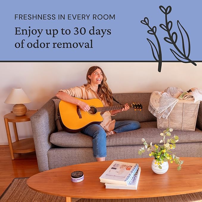 Fresh Wave Lavender Odor Removing Gel, 7 oz., Pack of 3 - Safer Odor Absorbers for Home, Natural Plant-Based Odor Eliminator, Every 7 oz. lasts 15-30 Days, For Cooking, Trash & Pets-PurrikoPets