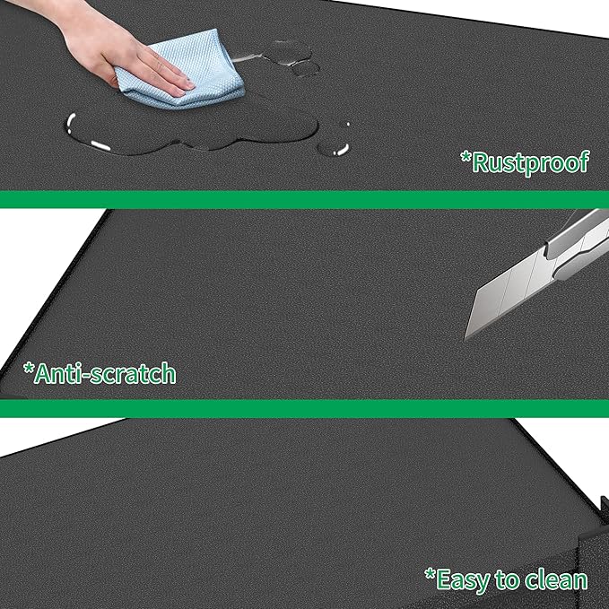 Fish Tank Stand,3-tier Rack Shelf Heavy Duty Metal Frame Aquarium Stand 20 Gallon,Reptile Terrarium Stand for 30 Gallon Long Aquarium,Reptile Tank Stand,Breeder Tank Stand,31.5"*18"*34"-PurrikoPets