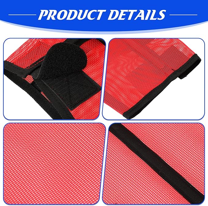 8 Pcs Mesh Fly Boots for Horse Breathable Mesh Horse Boots Protective Horse Leg Wraps Horse Leggings for Preventing Flies and Mosquitoes Bites (Light Pink, Dark Pink)-PurrikoPets