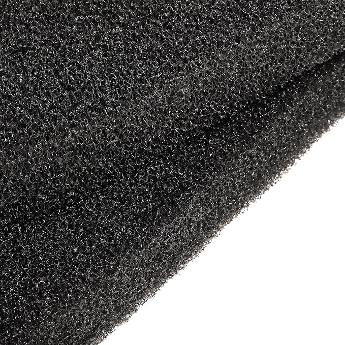 2 Pack Aquarium Sponge Filter Pad, Bio Filter Media Pad, 19.6" x 19.6"x 1.6" Cut-to-Size Open Cell Foam Sheet Replacement Foam Cover for Fish Tank Filter, 30 PPI-PurrikoPets
