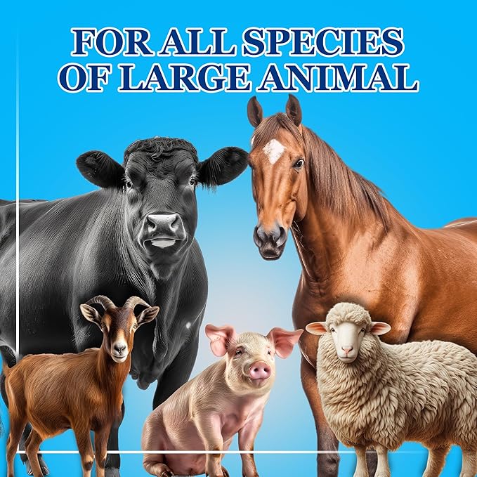 Equerry's Large Animal Probiotic | Supplements for Gut Health and Nutrient Absorption | Probiotics and Digestive enzymes for Horses, Cows, Goats, Sheep, Pigs, 160 Feedings (20lbs) for 1000 lb Animal-PurrikoPets