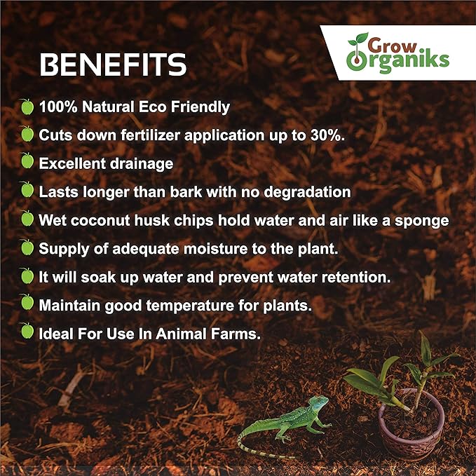 72 Quart Reptile Substrate Coconut Chip Bedding Compressed Organic Coco Husk Block for Snake Habitat, Ball Python Terrarium, Turtle Tanks, Tortoise Enclosure, Potting Soil Mix for Greenhouse-PurrikoPets