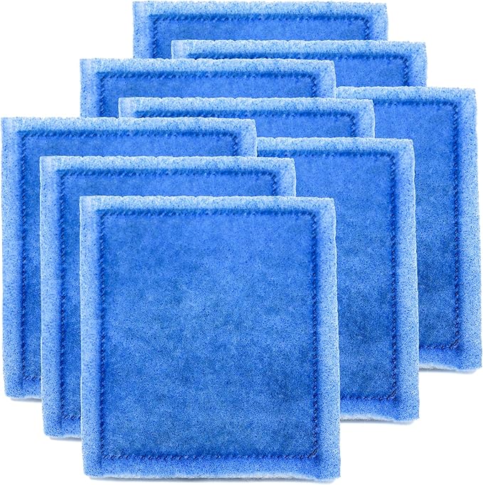 9 Pack Aquarium Rite-Size C Filter Cartridges Compatible with PRO Power Filters 275/375,Power Filters 200/350-PurrikoPets