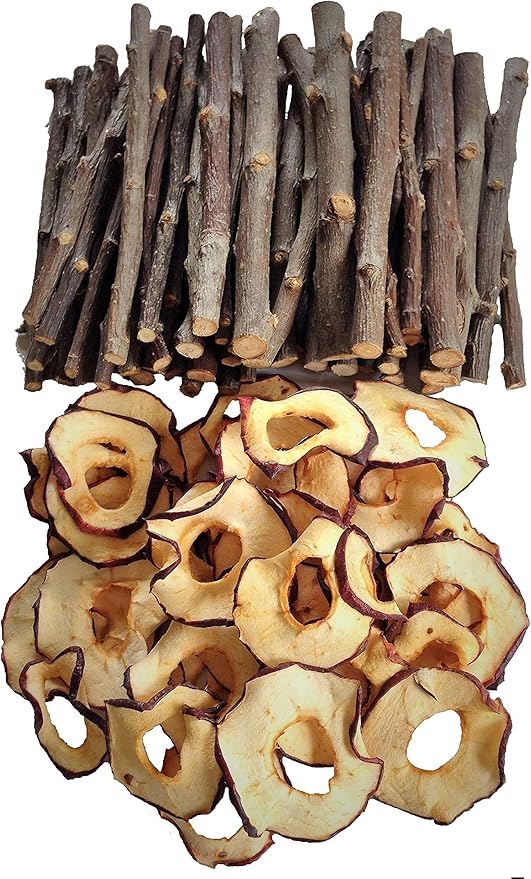 50 Mixed Apple Chew Bonus Pack, (Plus Free Apple Slices) for Small Pets-PurrikoPets