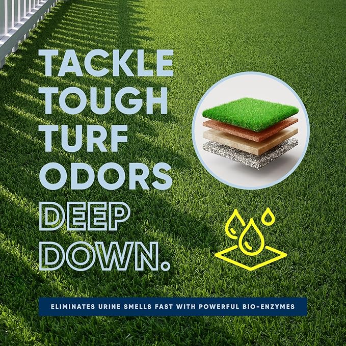 Eco Strong Outdoor Odor Eliminator Outside Dog Urine Enzyme Cleaner Powerful Pet, Cat, Animal Scent Deodorizer | Professional Strength for Yard, Turf, Kennels, Patios, Decks (160 oz Bundle w Sprayer)-PurrikoPets