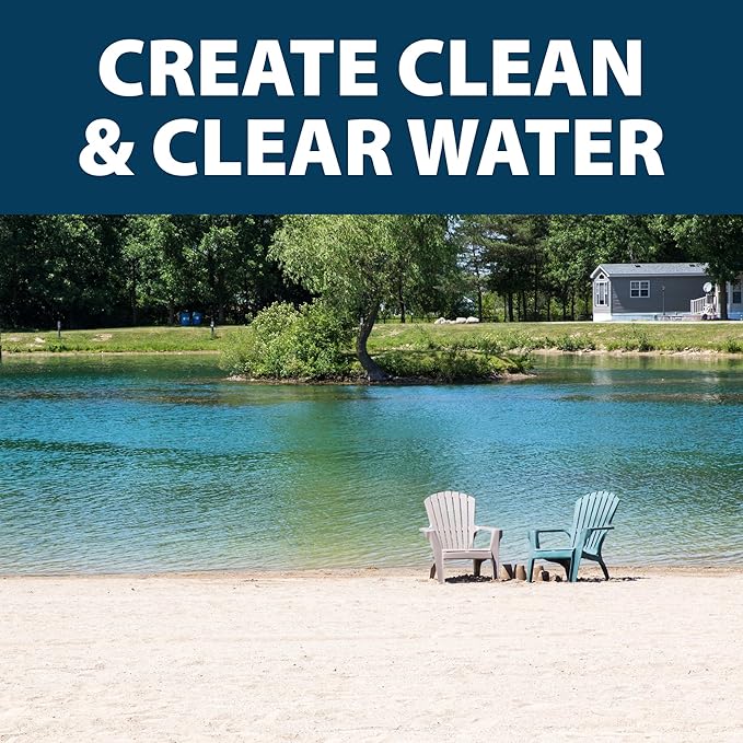 Airmax PondClear Packets, Beneficial Bacteria & Enzyme Clarifier Treatment with Ecoboost PRx, Clear & Clean Pond & Lake Water, Safe for Fish, 24 Count-PurrikoPets