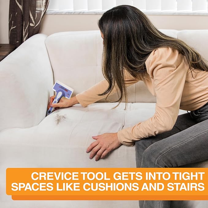 FurDozer X6 & X3 Bundle - Pet Hair Removal Tool & Car Detailing Dog Hair Remover for Carpet, Car, Couch, Bedding, & Furniture - Reusable Pet Fur Remover & Carpet Scraper for Animal Fur & Lint, Purple-PurrikoPets