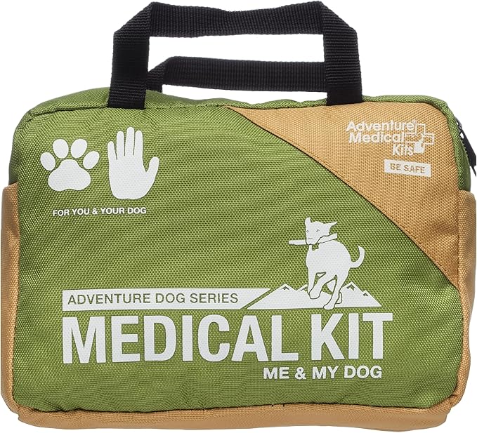 Adventure Medical Kits Me & My Dog Medical Kit - Human & Canine First Aid Essentials - Includes Cold Pack, SOL Emergency Blanket, Splinter Picker & More-PurrikoPets