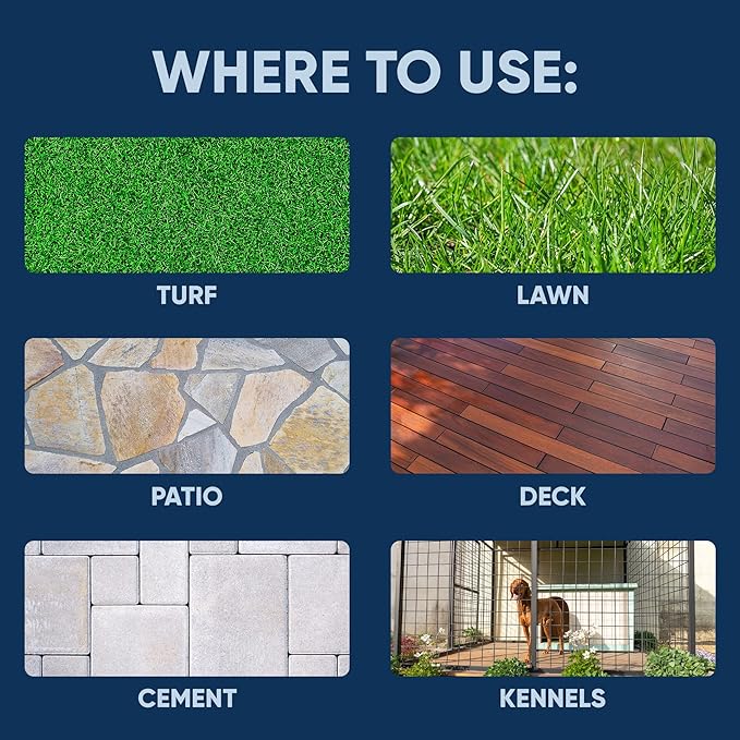 Eco Strong Outdoor Odor Eliminator Outside Dog Urine Enzyme Cleaner Powerful Pet, Cat, Animal Scent Deodorizer | Professional Strength for Yard, Turf, Kennels, Patios, Decks (160 oz Bundle w Sprayer)-PurrikoPets