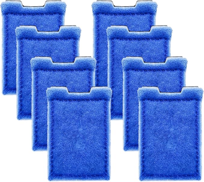 8 Pack Aquarium Filter Cartridges Rite-Size Z - Compatible with Marineland Eclipse & Emperor & Hidden Filtration System, Carbon Fish Tank Filters Replacement, Bio Media for Aquarium Filter-PurrikoPets
