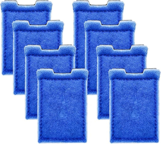 8 Pack Aquarium Filter Cartridges Rite-Size Z - Compatible with Marineland Eclipse & Emperor & Hidden Filtration System, Carbon Fish Tank Filters Replacement, Bio Media for Aquarium Filter-PurrikoPets