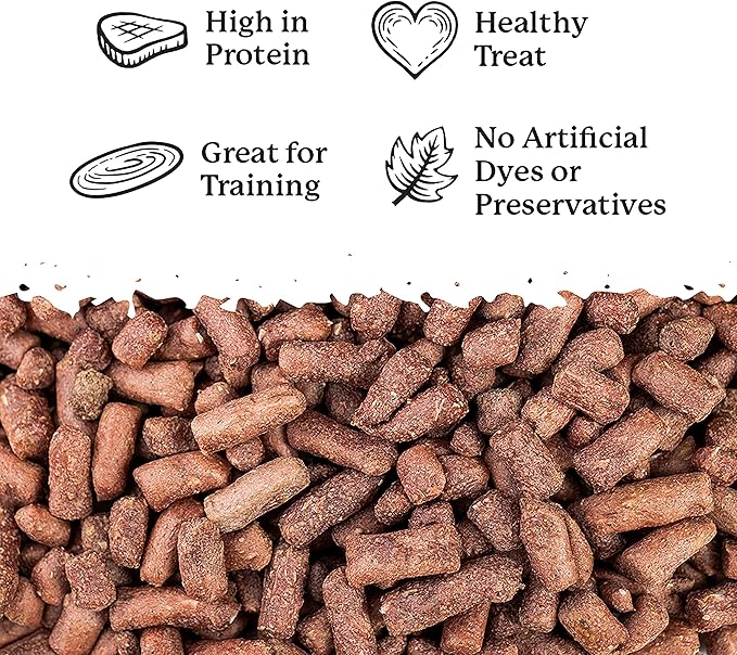 Dr. Harvey's Rabbit Bites Freeze-Dried Raw Dog Treats - Single Ingredient, All-Natural Rabbit Meat Protein for Dogs, Allergen-Free - 7 Ounces (3 Pack)-PurrikoPets