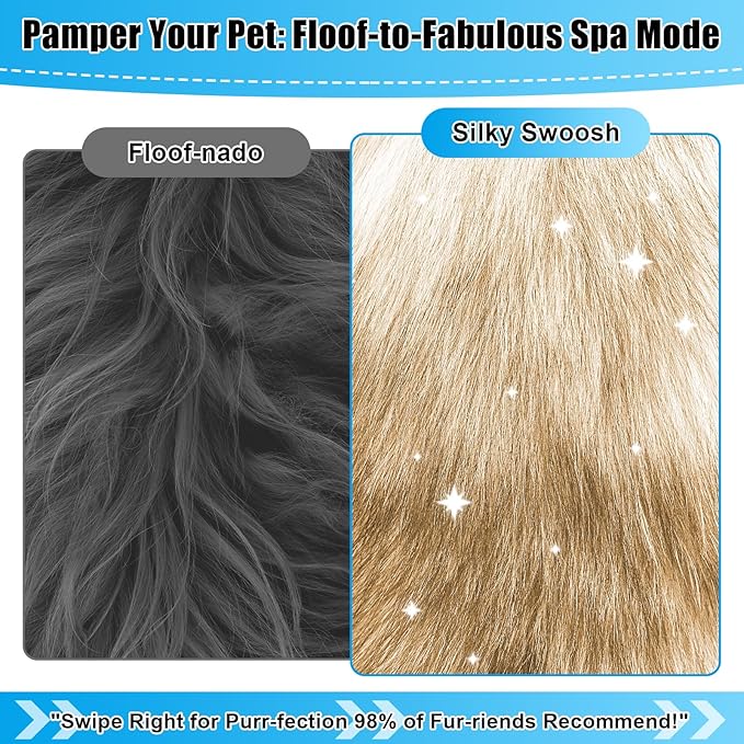 2PCS Flea Comb for Cats & Dogs – Magic Self-Cleaning Cat Grooming Brush with Stainless Steel Teeth, Cat Combs for Fleas and Ticks, Indoor Pets, Fine Tooth Comb for Kittens-PurrikoPets