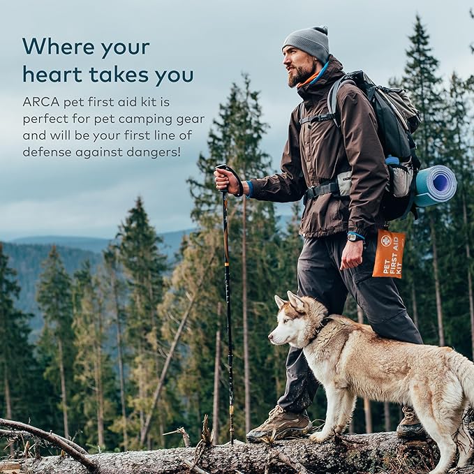 Dog First Aid Kit - Pet Emergency Kit - Water Resistant High Visibility Reflective First Aid Pouch Dog Camping Essentials for Hiking, Backpacking, Sports, Hunting-PurrikoPets