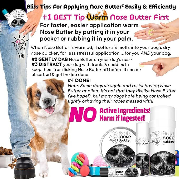 3 Cute Puppies Unscented Nose Butter - Dog Nose Butter, 4 Ounce-PurrikoPets
