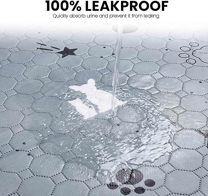 Gardner Pet Washable Dog Pee Pads, 72'' x 72'' Non Slip Dog Mats with Great Urine Absorption, Reusable Puppy Pee Pads for Potty Training , 1 Pack-PurrikoPets