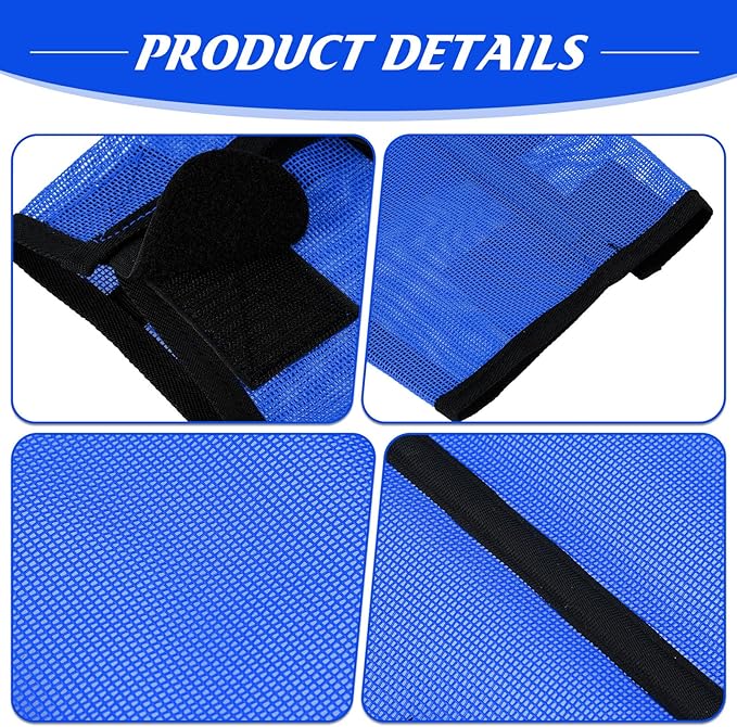 8 Pcs Mesh Fly Boots for Horse Breathable Mesh Horse Boots Protective Horse Leg Wraps Horse Leggings for Preventing Flies and Mosquitoes Bites (Light Pink, Dark Pink)-PurrikoPets