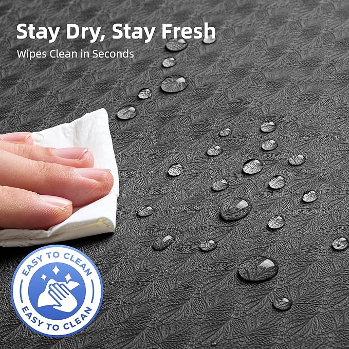 Extra Large Yoga Mat - 72"x35", 72"x48", 78"x57" - Wide TPE Exercise Mat for Home, Stretching, Couples & Family Workouts - 6-12mm Thick, Non-Slip & Waterproof - with Carry Bag and Straps-PurrikoPets