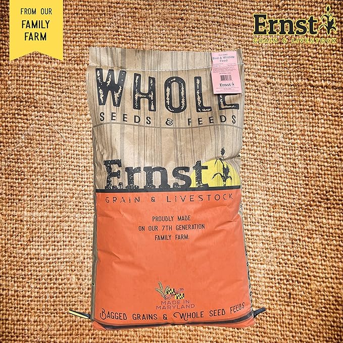 Ernst Grain & Livestock's Bird and Wildlife Feed – Perfect for Birds, Ducks, Squirrels, Turkeys, Rabbits, Geese, and Deer – Non-GMO Wild Animal & Bird Feed for Outside Feeders (46 Pounds)-PurrikoPets