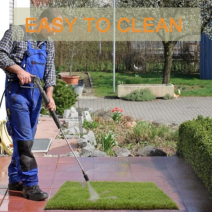 Dog Grass Large Potty Patch, Artificial Dog Grass Bathroom Turf for Pet Training, Washable Puppy Pee Pad, Perfect Indoor/Outdoor Portable Potty Pet Loo-PurrikoPets