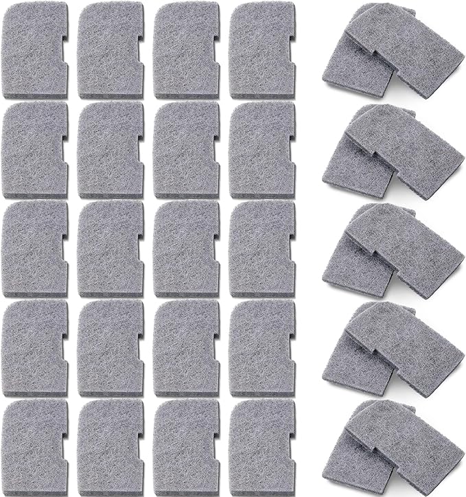 30 Pcs Ammonia Remover Pad Compatible with 306/307/406/407 Aquarium Canister Filter Media Ammonia Reducer for Fish Tank Replacement Parts Accessories-PurrikoPets