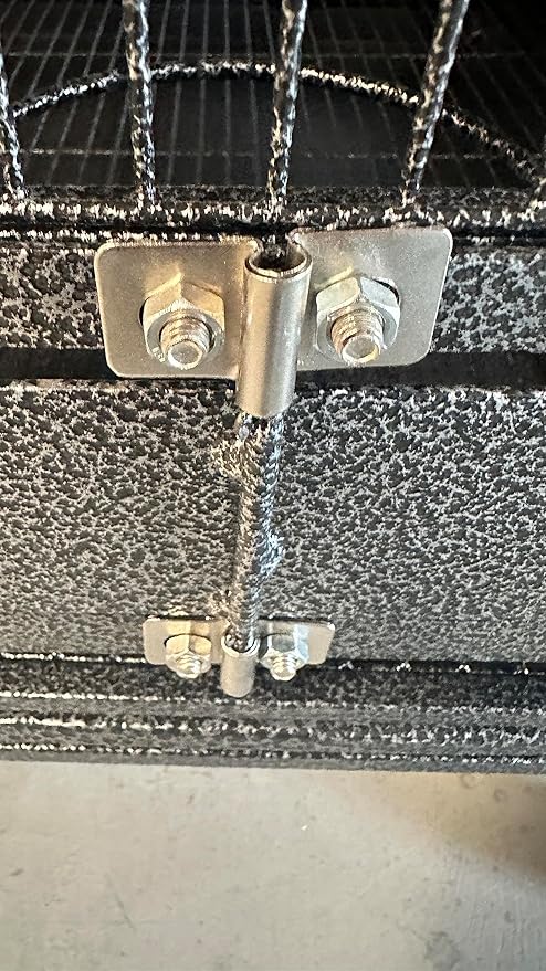 Extra Large Single Stacker Strong Heavy Duty Wrought Iron Breeder Parrot Aviary Bird Breeding Breeder Cage with Side Nest Breeding Doors On Wheels-PurrikoPets