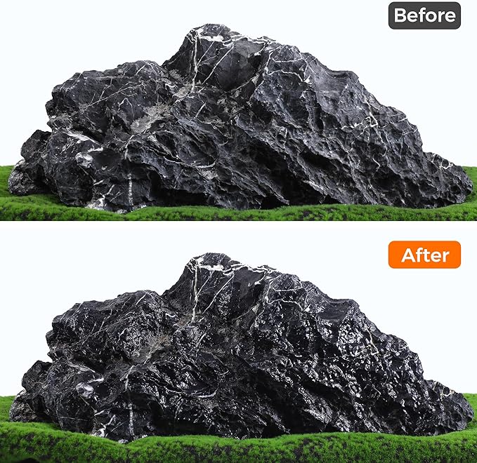 22-24 Inches Natural Seiryu Stone 1 PCS Ultra Large Aquarium Rocks for Aquascaping, Aquarium Landscaping, Terrariums, Fish Tank Decoration, Vivariums, Paludarium, Amphibian Enclosures-PurrikoPets