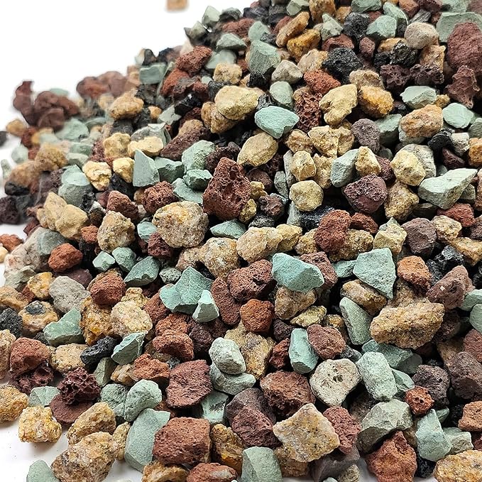 10 lbs Succulent Cactus Soil Potting Mix,5-8 mm Pebbles Mix Horticultural Lava Rock-PurrikoPets