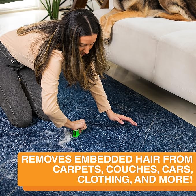 FurDozer X6 & X3 Pet Hair Remover & Auto Detailing Tool Bundle - Cat & Dog Hair Remover for Carpets, Car Interiors, Couches, Bedding, & Furniture - Reusable Pet Hair Removal Tool for Fur & Lint-PurrikoPets